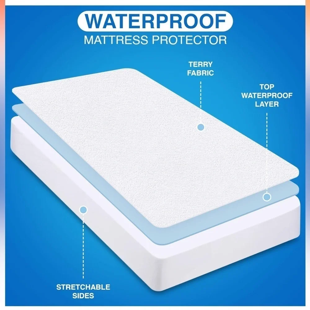 Utopia Full Size Terry Mattress Protector